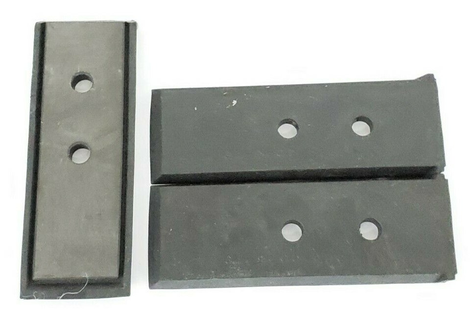 Used LOT OF 3 NEW OKUMA H1023-0025-19 WIPERS LU45 LOWER CLOSS-SLIDE (BACK PLATE LEFT)