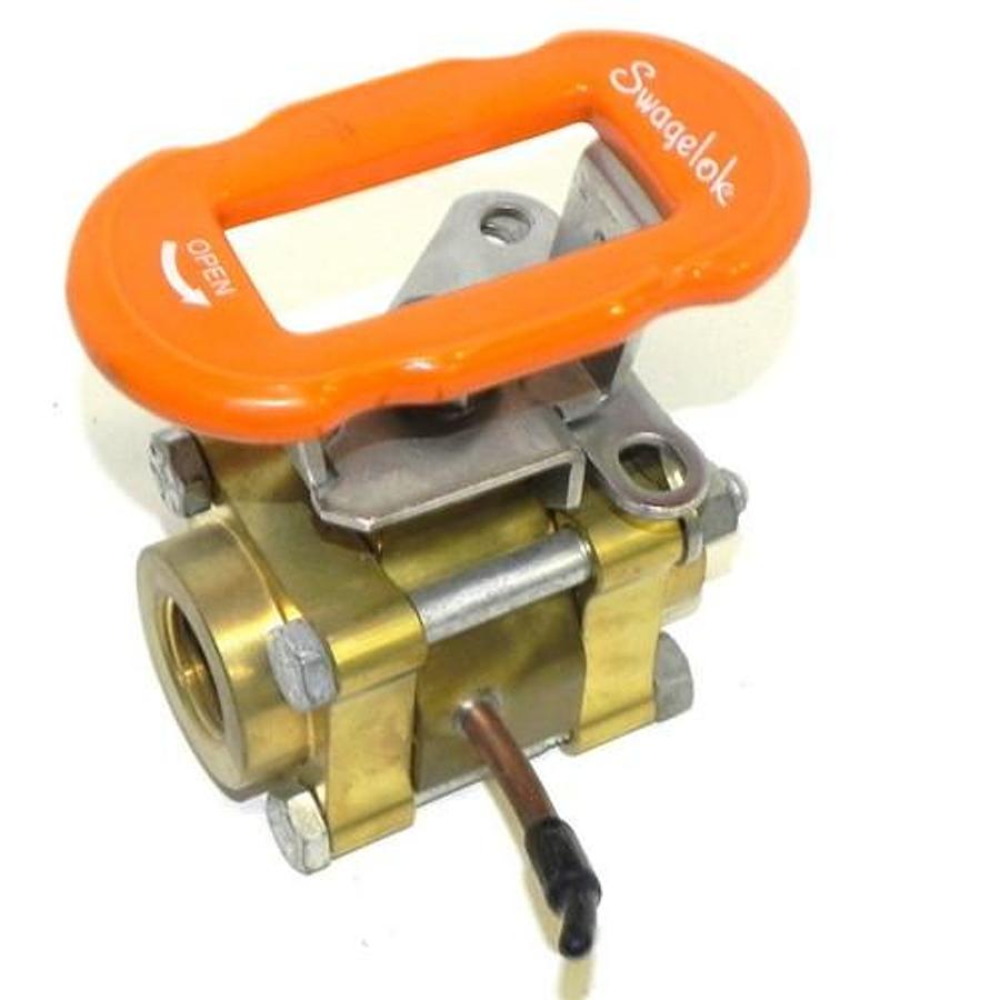 Used NEW SWAGELOK B-65TUVF12-JLK-SS-XP BALL VALVE B65TUVF12JLKSSXP