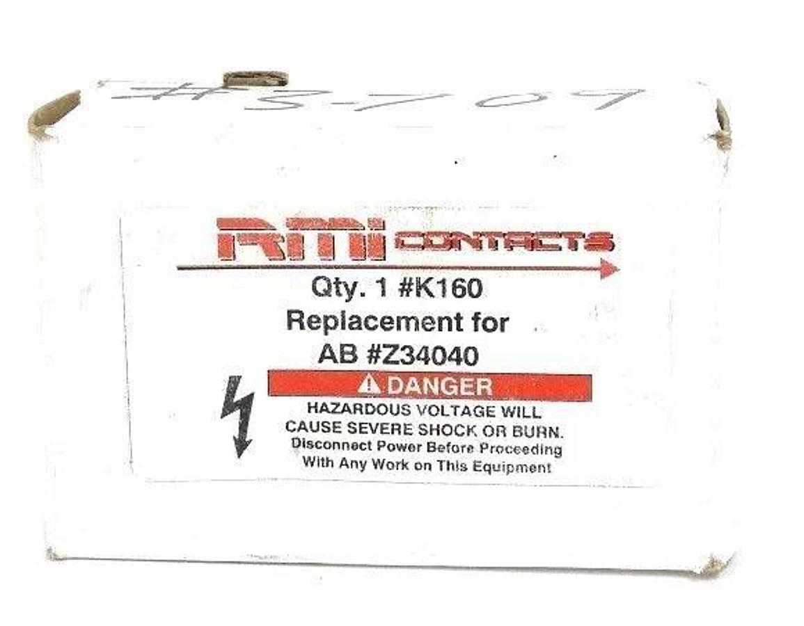 Used NIB RMI CONTACTS # K160 REPLACEMENTS FOR AB # Z34040, CONTACT KIT