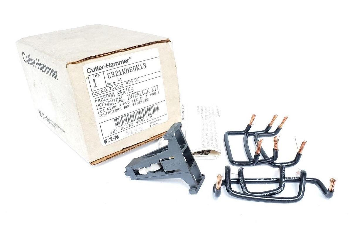 Used NIB CUTLER-HAMMER FREEDOM SERIES C321KM60K13 MECHANICAL INTERLOCK KIT, SER. A1