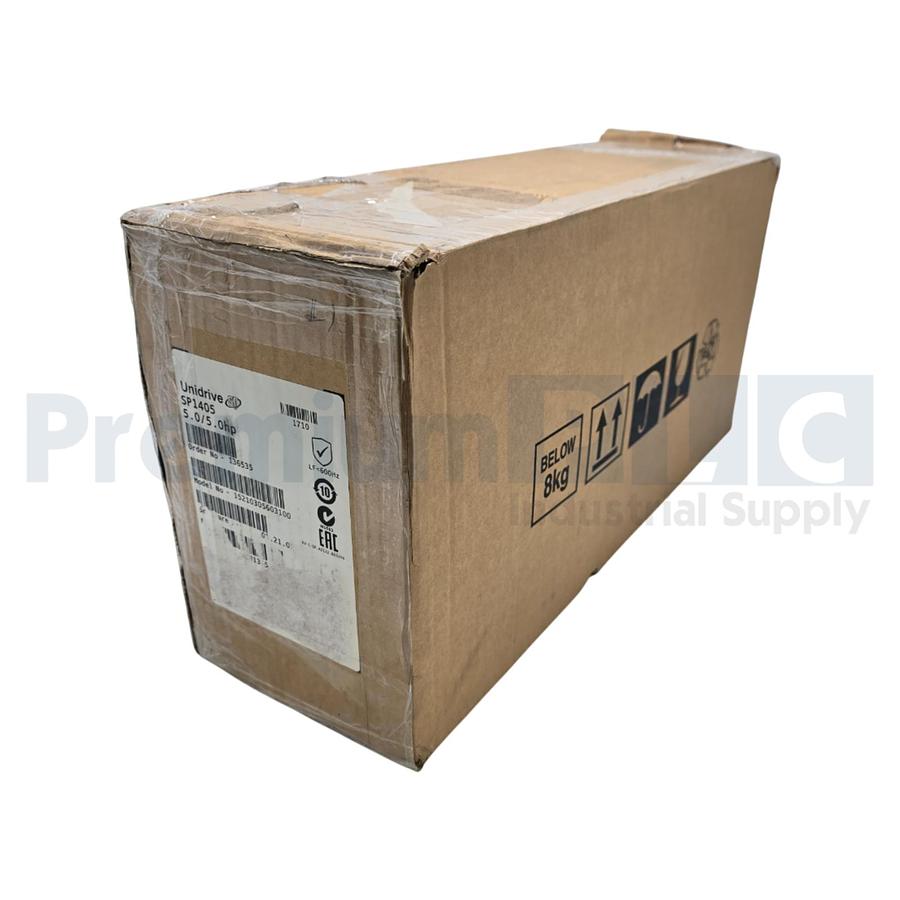 Used EMERSON CONTROL TECHNIQUES SP1405 SP4.5T UNIDRIVE SP SPEED DRIVE VSD 5HP NSMP