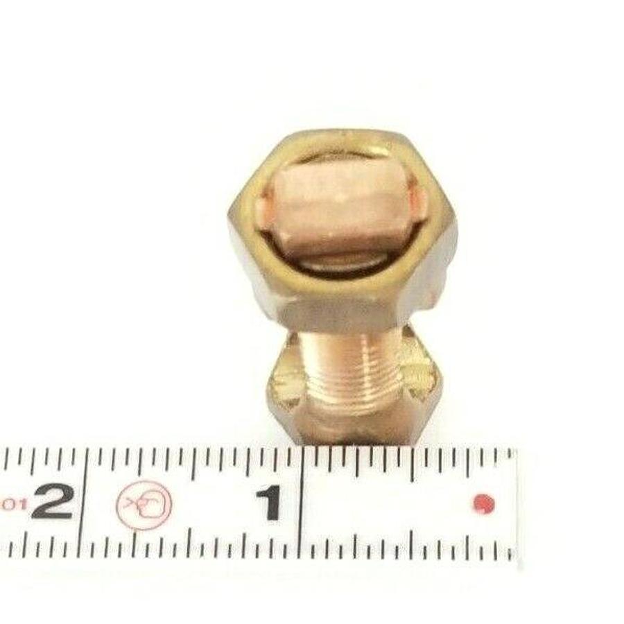 Used NEW THOMAS & BETTS PUC S-1/0 CU 14.SOL-1/0 STR SPLIT BOLT BRASS CONNECTOR