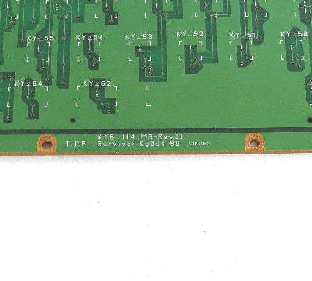 Used VIG INC. T.I.P. SURVIVOR KYBDS 98 KYB 114-MB-REVII