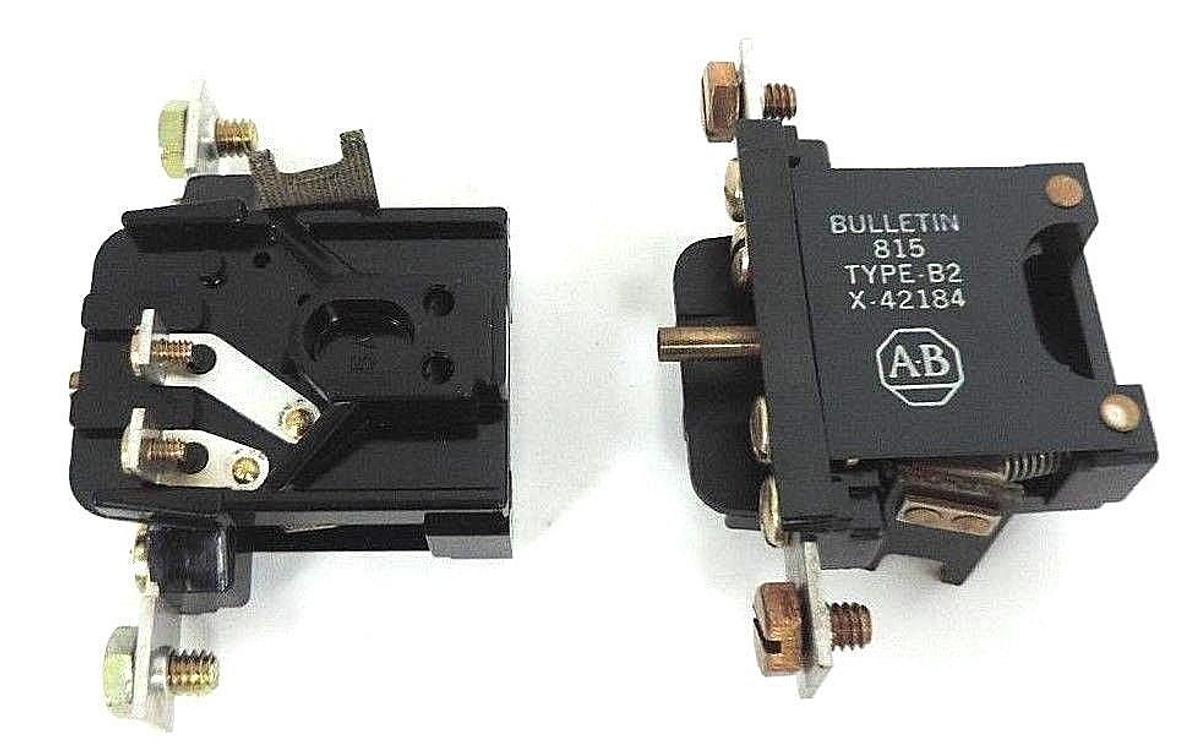 LOT OF 2 NIB ALLEN BRADLEY X-42184 R.H. OVERLOAD RELAYS X42184, SIZE 2
