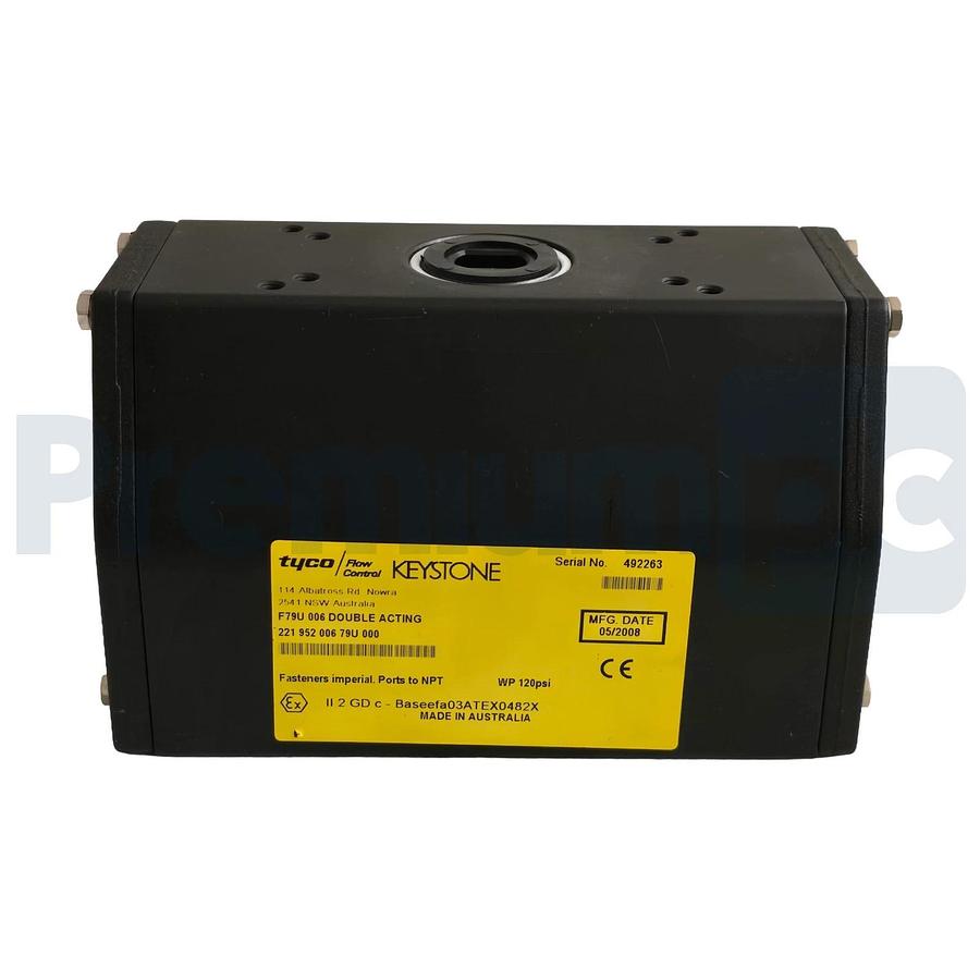 Keystone Tyco F79U 006 Double Acting Pneumatic Actuator 221-952-006-79U-000 NSNP
