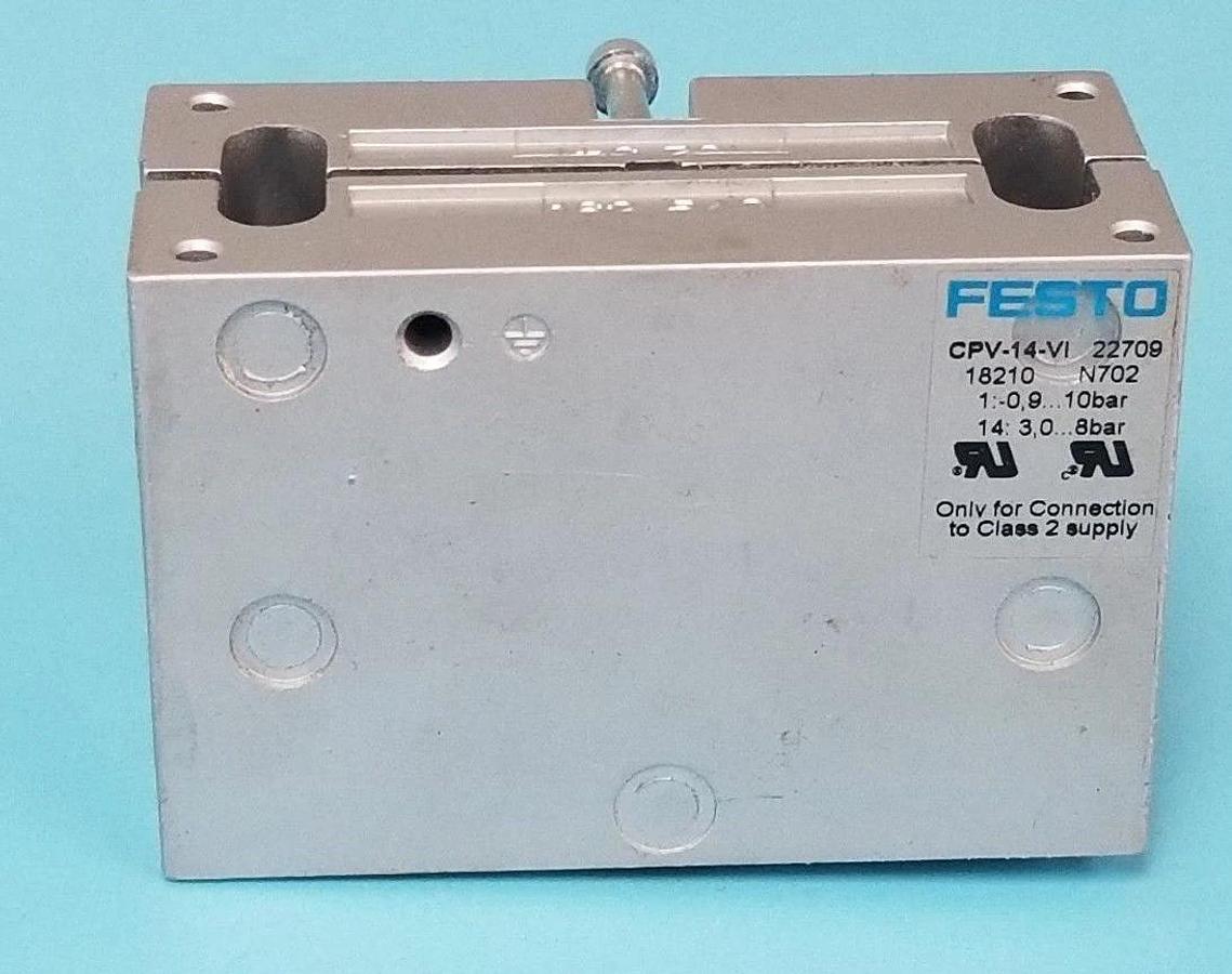 Used FESTO ELECTRIC CPV-14-VI PNEUMATIC MANIFOLD 18210 , 162-540 , 162-541