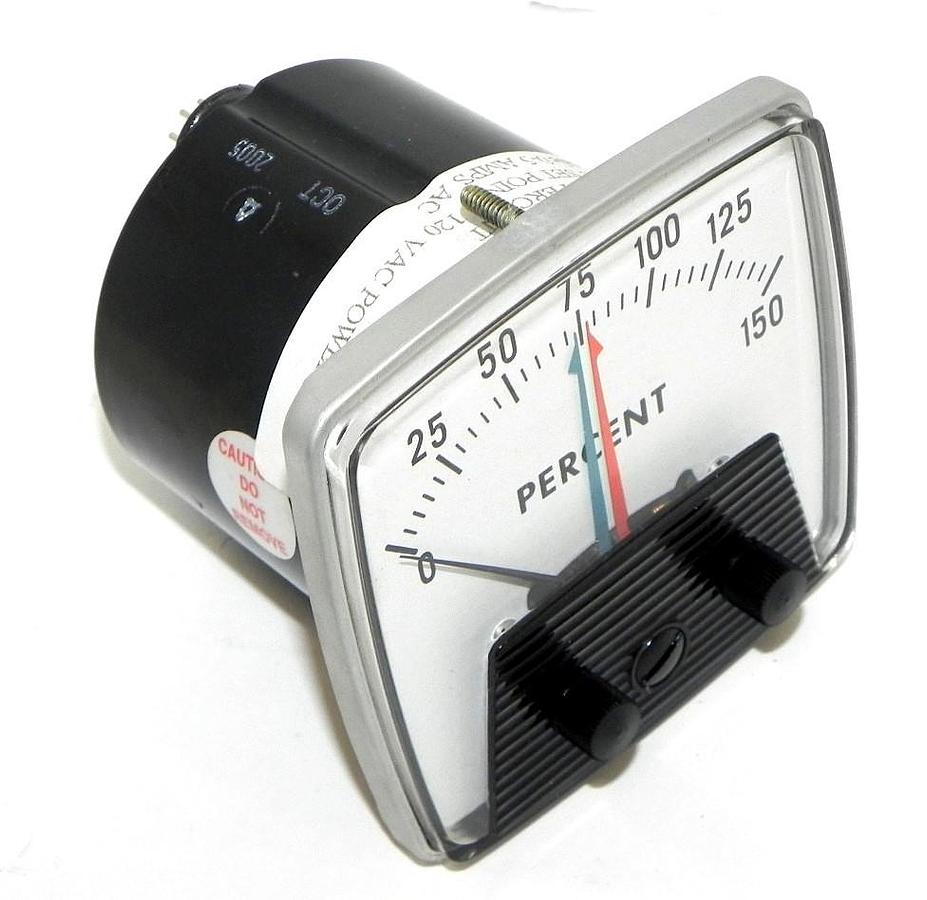 NIB LFE MODEL 195 ANALOG METER TRIPLETT V334LS-150% RANGE: 0-150 % V334LS150