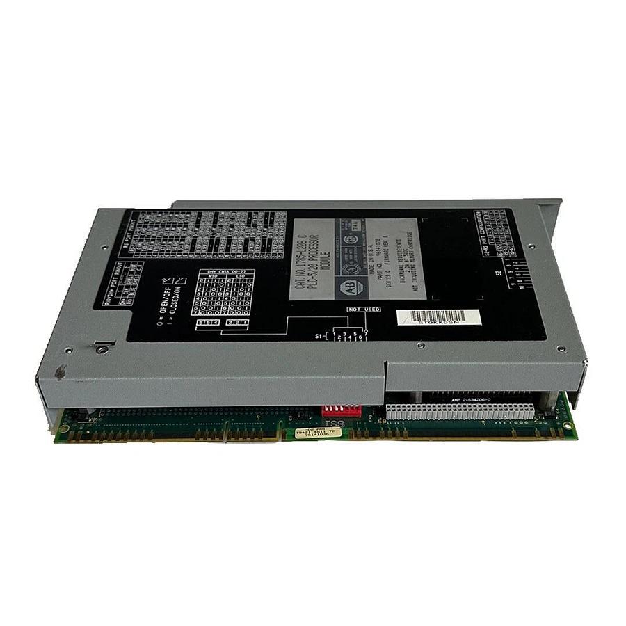 Used ALLEN BRADLEY 1785-L20B /C PLC-5/20 PROCESSOR MODULE F/W. E 96141078 1785L20B