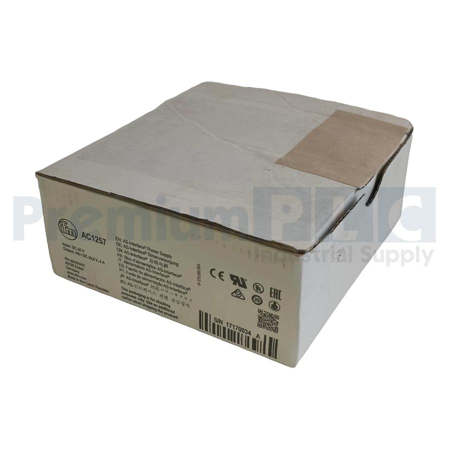 Used IFM AC1257 PSU-24VDC/ASi-4A AS-Interface POWER SUPPLY DC/DC CONVERTER 24VDC NSMP