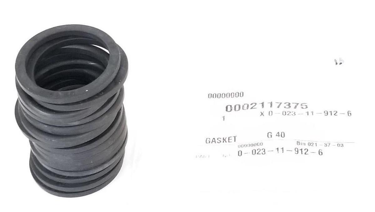 Used LOT OF 15 NEW KRONES 0-023-11-912-6 G40 GASKETS DN 40/5, DN40, 0023119126