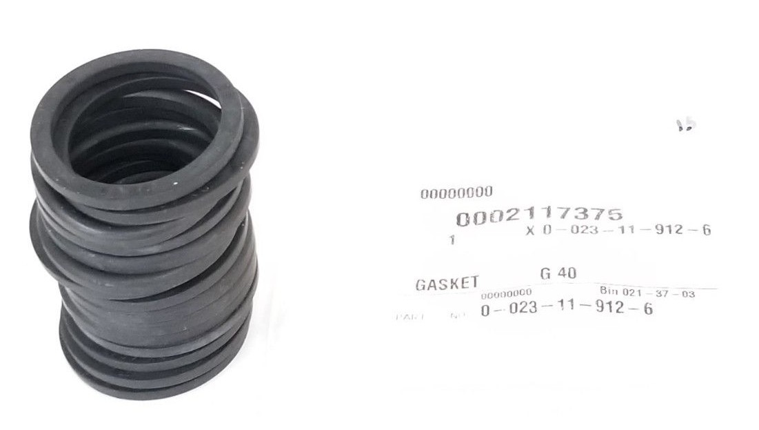 Used LOT OF 15 NEW KRONES 0-023-11-912-6 G40 GASKETS DN 40/5, DN40, 0023119126