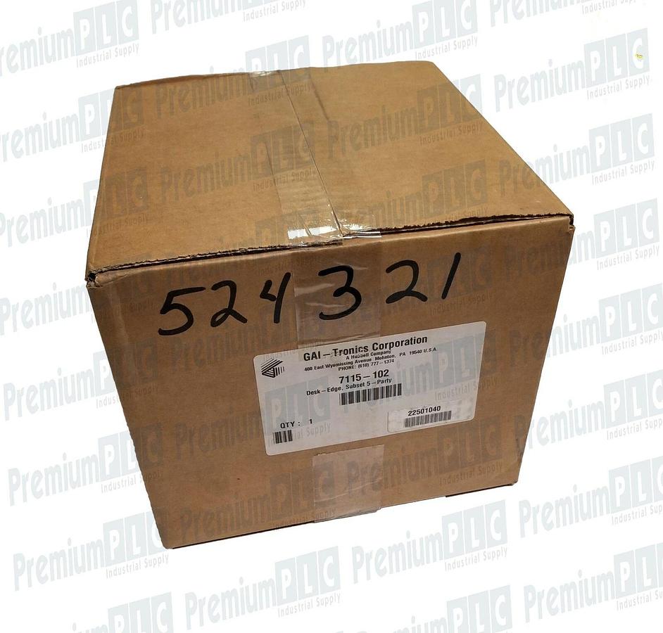 Used NEW SEALED HUBBELL GAI-TRONICS 7115-102 DESK-EDGE SUBSET W/5-PARTY LINES 7115102