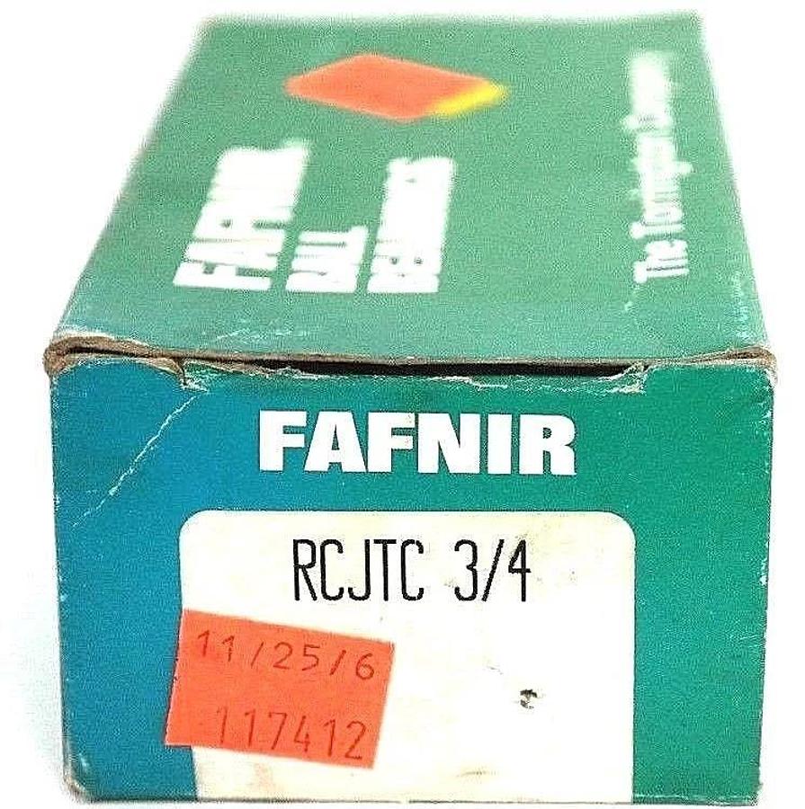 Used NIB FAFNIR RCJTC 3/4 BEARING FLANGED HOUSING 2BOLT 3/4IN ID