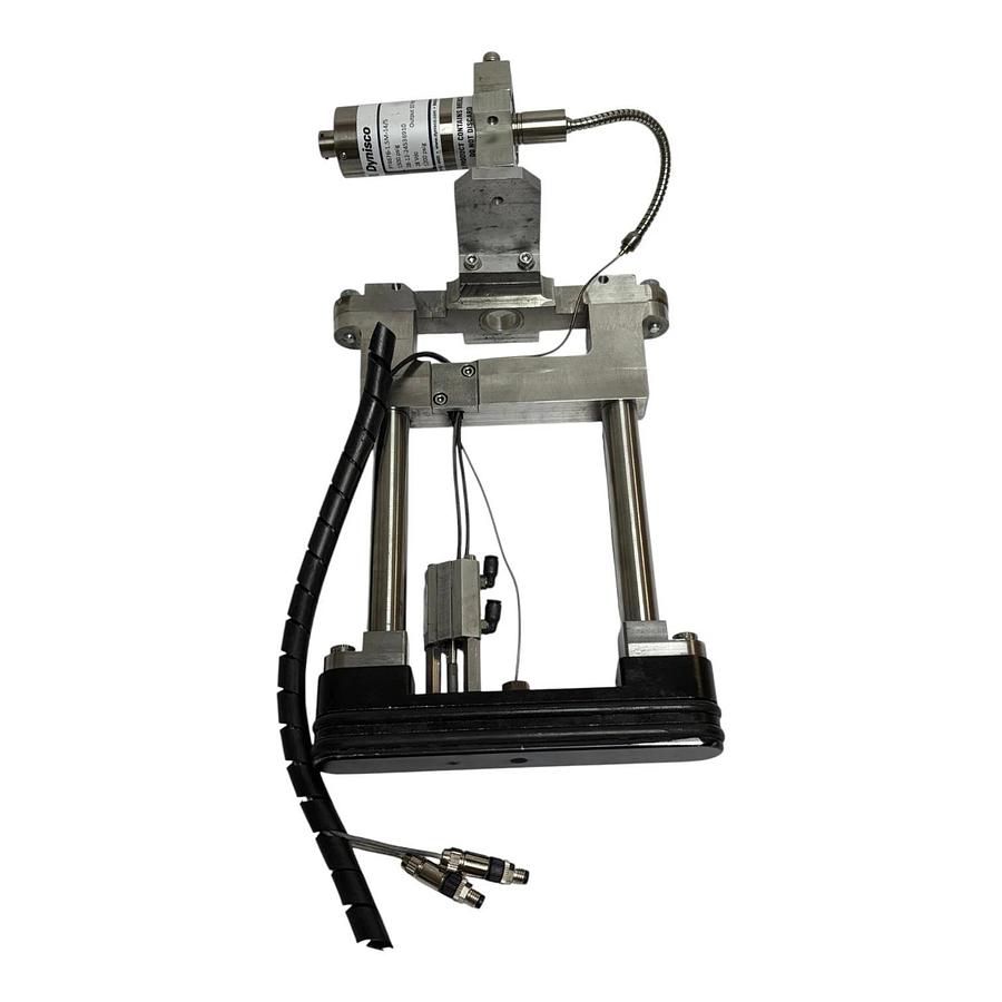 Used Dynisco PT4676-1.5M-14/5 Melt Pressure Transducer on Extruder Slide Gate Assy.