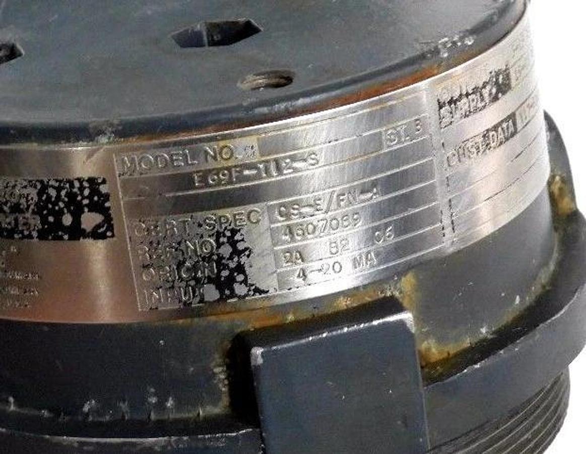 Used FOXBORO E69F-T12-S CONVERTER E69FT12S, REF NO. 4607089, INPUT: 4-20 mA