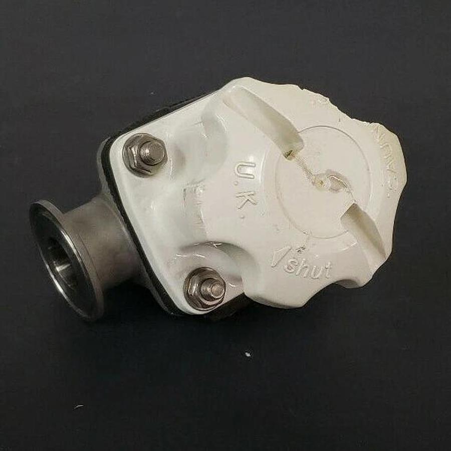 Used LOT OF 5 SAUNDERS DIAPHRAGM VALVES WITH 7/8" ID X 2" OD VALVE BODIES