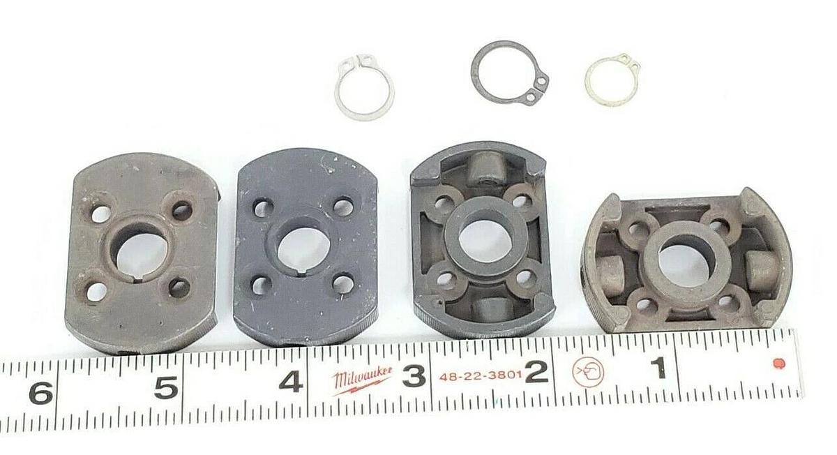 Used LOT OF 4 KRONES 1-071-56-024-1 ANVIL SUPPORTS 1071560241