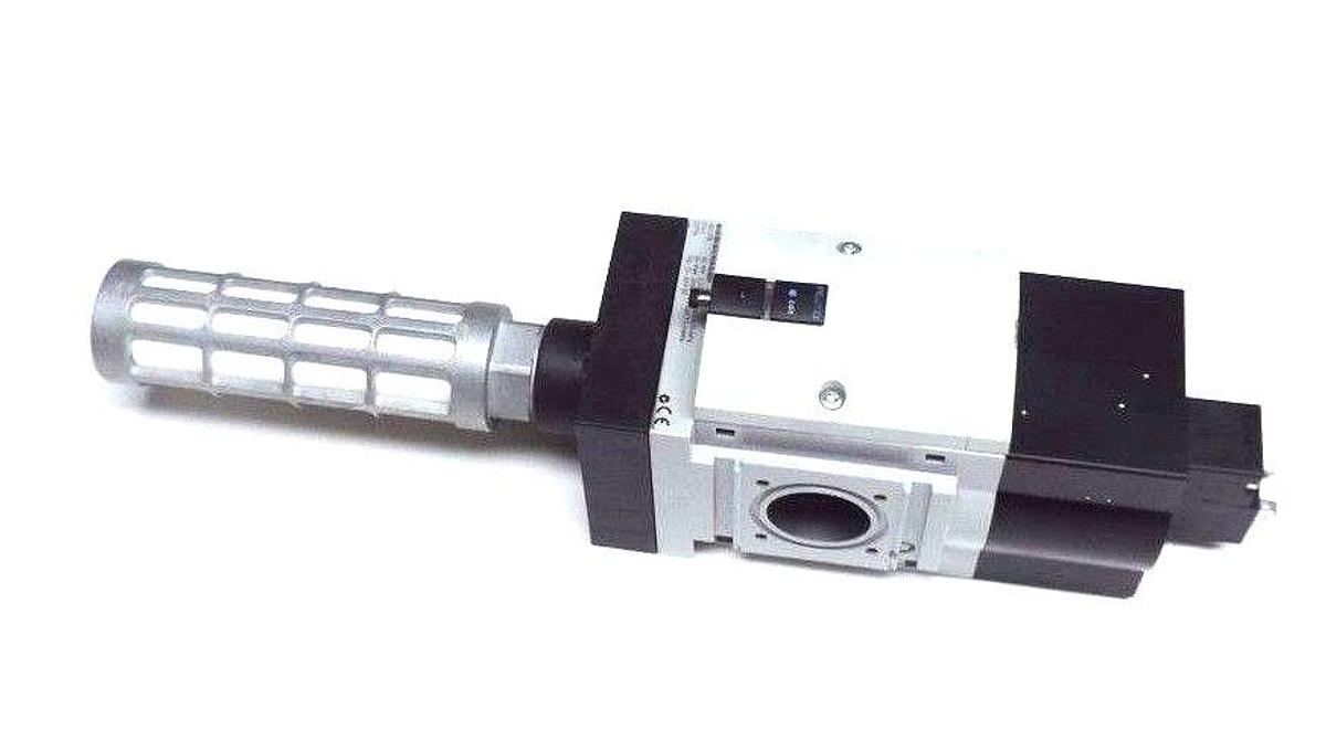 Used FESTO MS9-SV-G-C-V24-AD7 SOFT START/QUICK EXHAUST VALVE 562176 W/ U-1-B SILENCER