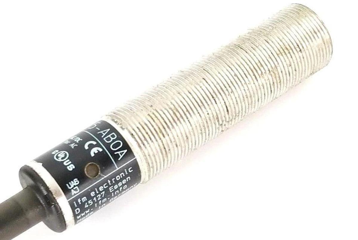Used IFM IGA2005-AB0A INDUCTIVE SENSOR IGA2005AB0A, S:5MM, U:20...250V, 77'' LEAD