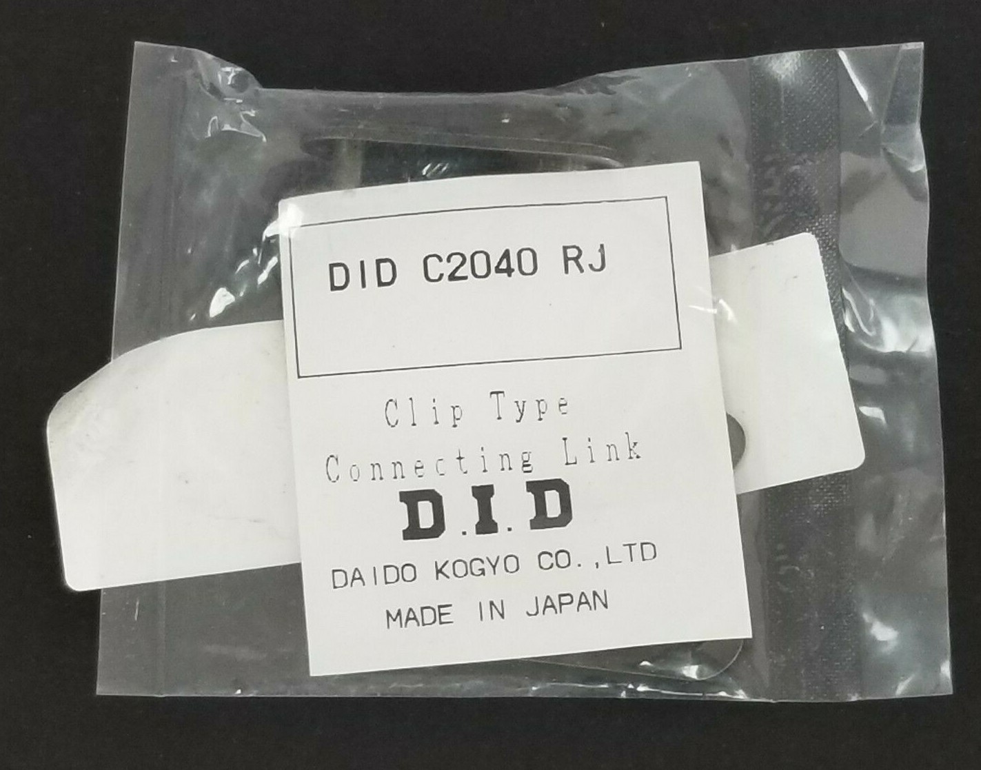 NEW DAIDO KOGYO DID C2040 RJ CLIP TYPE CHAIN CONNECTING LINK