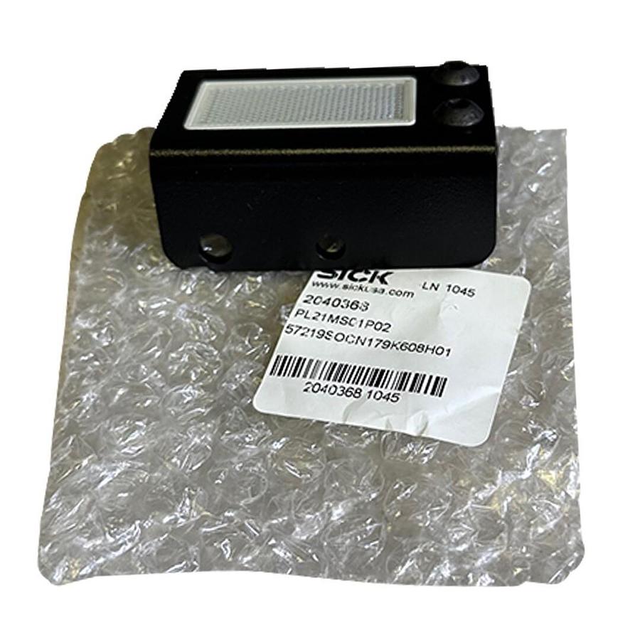 Used NEW SICK PL21MS01P02 / 2040368 REFLECTOR MOUNT