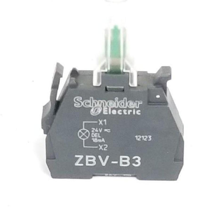 Used NEW SCHNEIDER ELECTRIC ZBV-B3 PUSHBUTTON LIGHT MODULE ZBVB3