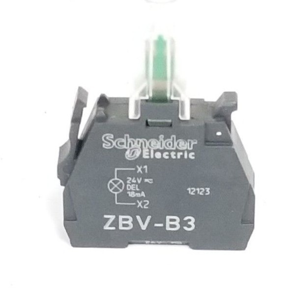 Used NEW SCHNEIDER ELECTRIC ZBV-B3 PUSHBUTTON LIGHT MODULE ZBVB3