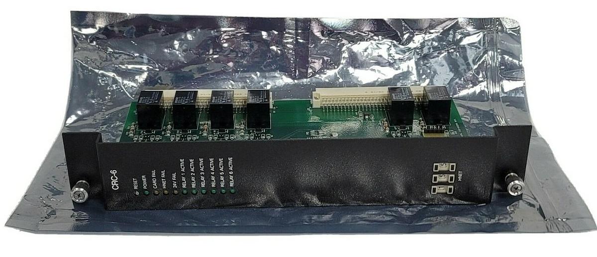 Used NEW SIEMENS 500-033250 CRC-6 FIRE ALARM RELAY CARD REV. 02.00 500033250 CR6