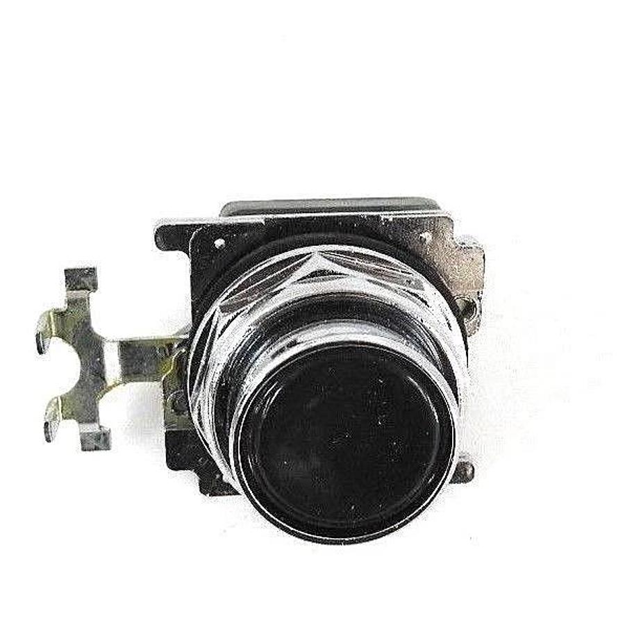 Used CUTLER HAMMER 10250TA17 MAINTAINED CONTACT ATTACHMENT W/ BLACK INDICATING BTN.