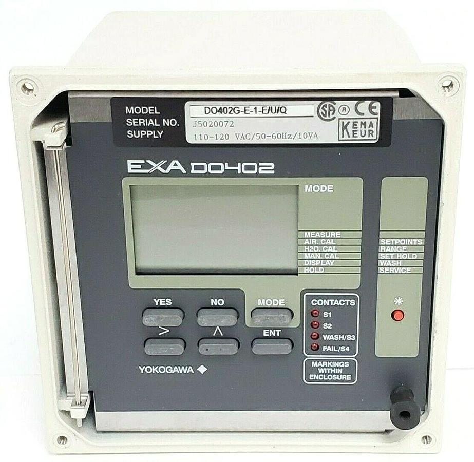 Used YOKOGAWA DO402G-E-1-E/U/Q EXA DO402 DISSOLVED OXYGEN ANALYZER DO402GE1EUQ
