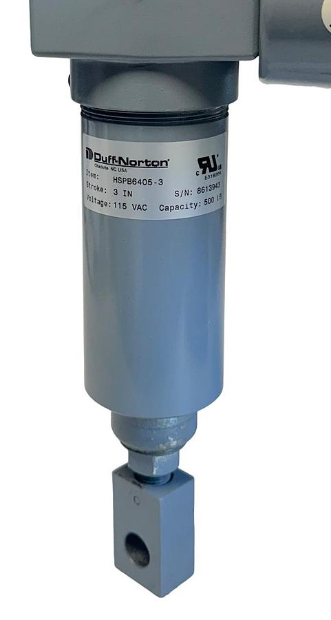 Used NEW DUFF-NORTON HSPB6405-3 / SK6505-32-1 / UM34P34NZ01A LINEAR ACTUATOR 3'' NSNP