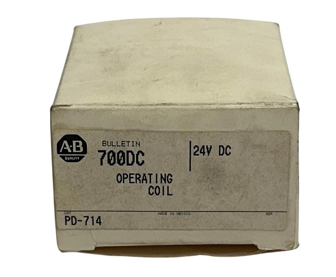 Used ALLEN BRADLEY PD-714 / PD714 BULLETIN 700DC OPERATING COIL 24VDC OEM NSMP