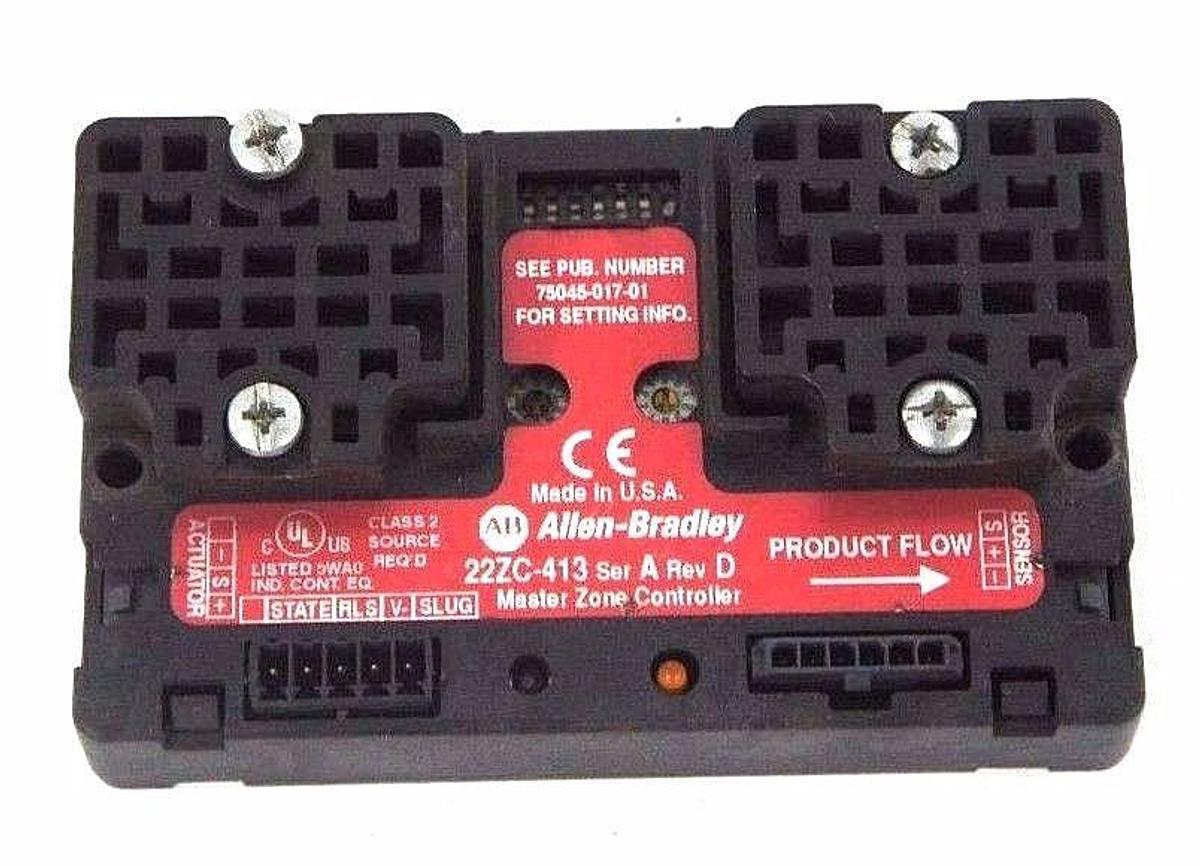 Used ALLEN BRADLEY 22ZC-413 MASTER ZONE CONTROLLER SER A, REV D, 75045-017-01