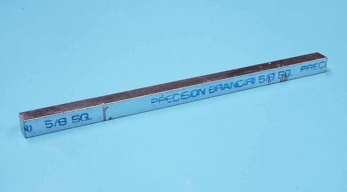 NEW PRECISION BRAND 5/8 SQ KEY, 5/8" X 12"