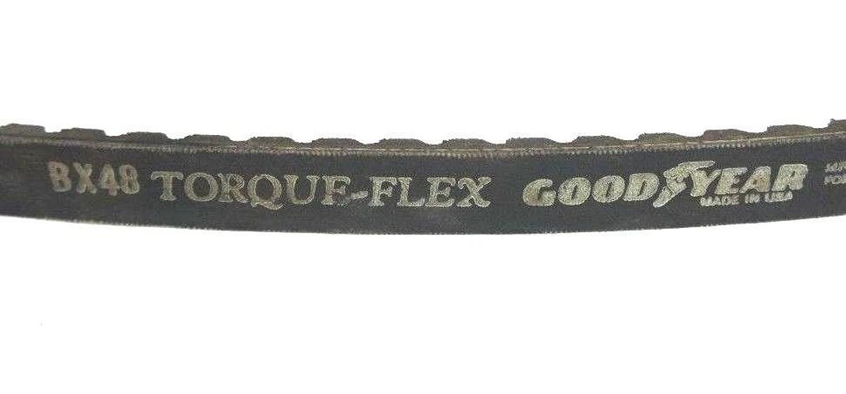 LOT OF 2 NEW GOODYEAR BX48 TORQUE FLEX DRIVE BELTS 5/8" X 51"