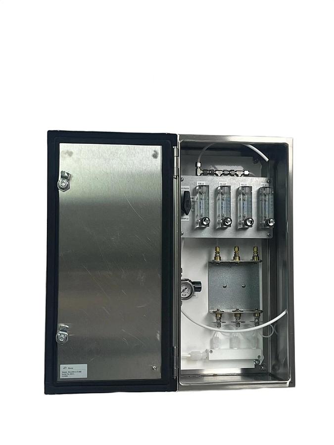 Envea DAAMS 3-Tube Gas Sampling System | SMC Regulator & Dwyer Gauge | NSNP