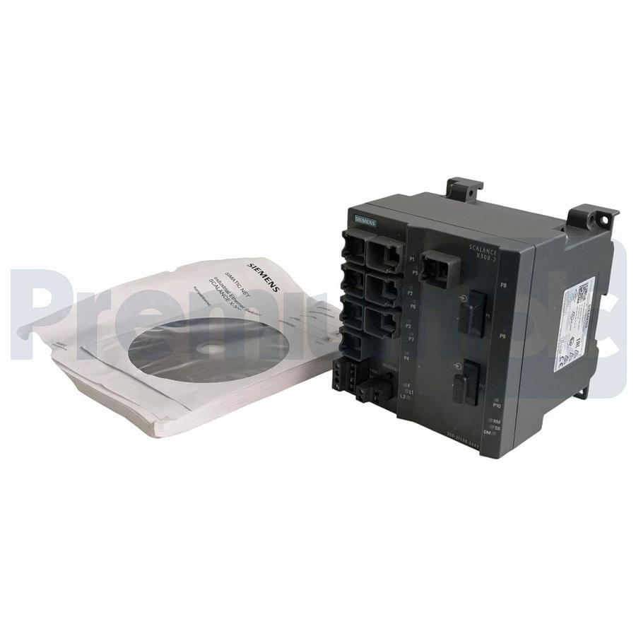 Siemens 6GK5308-2FL00-2AA3 SCALANCE X308-2 Managed IE Switch 10-Port 1GB MM NUPI