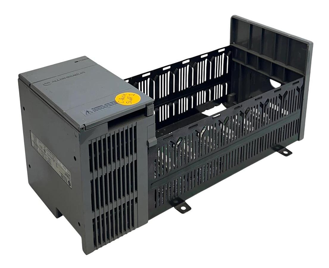 Used ALLEN BRADLEY 1746-P2 /C SLC 500 POWER SUPPLY W/ 1746-A7 /A SLOT RACK 7SLOT USNP