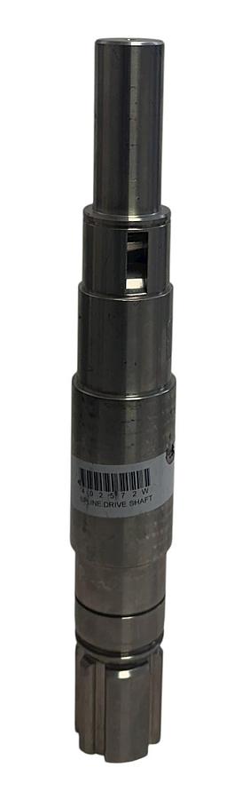 Used MULTIVAC 402572W OEM SPLINE DRIVE SHAFT 13-13/16'' LENGTH STAINLESS NSNP