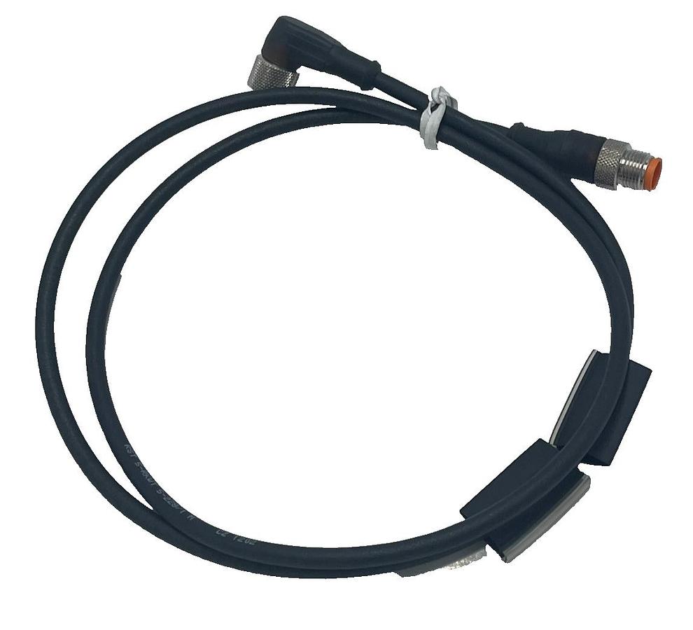 Used Belden Lumberg 600003641, 5-RKWT 5-228/3 M M12 Cordset Female Angled 3m Cable