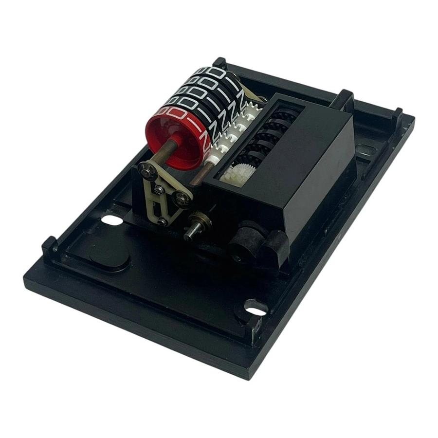 Used Trumeter 3602 Series Heavy Duty Mechanical Totalizing Length Counter 5-Digit