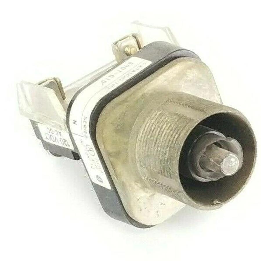 Used ALLEN BRADLEY 800T-Q10 SER. N PILOT LIGHT 120V (DAMAGED)