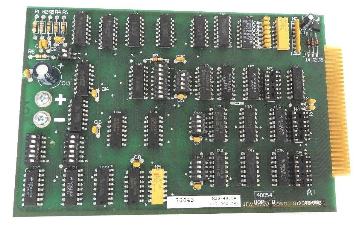 Used HOPLAB MS2-48054 CIRCUIT BOARD 48054, 117-950-294, 76043
