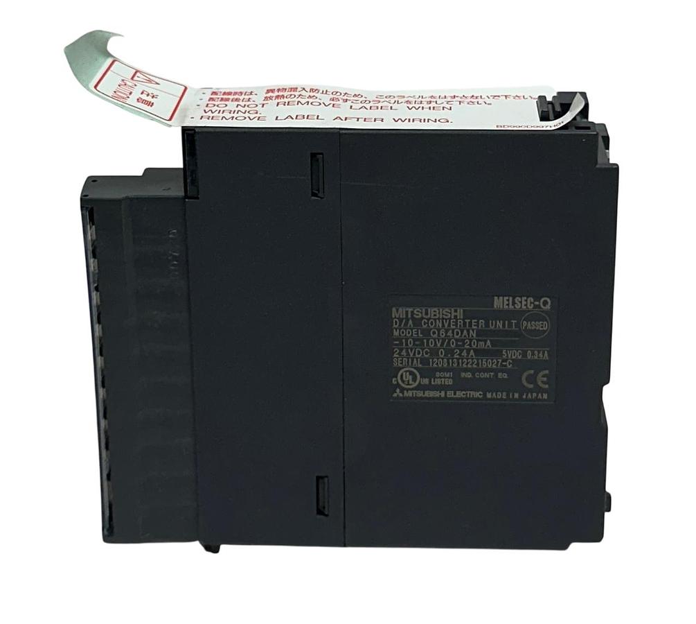 Used MITSUBISHI ELECTRIC Q64DAN MELSEC-Q DIGITAL / ANALOG CONVERTER MODULE 24VDC NSNP