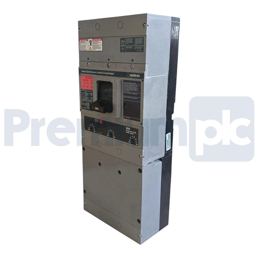 Used Siemens CLD63B600 Sentron Circuit Breaker 600A 600V 3-Pole LD Frame w/ Trip NSMP