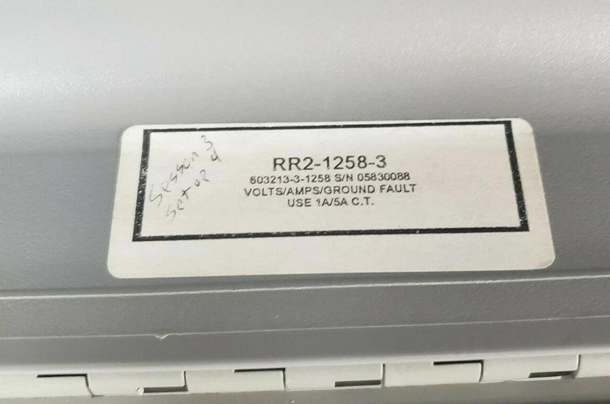 Used RUSTRAK RANGER 1250 SERIES HARMONIC POWER LOGGER RR2-1258-3