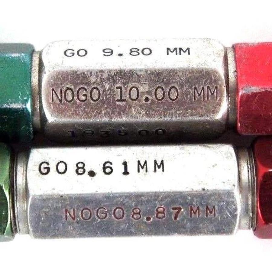 Used LOT OF 10 PLUG GAGES BESLEY, RITE-O, HEMCO, VAN KEUREN, DU-WELL
