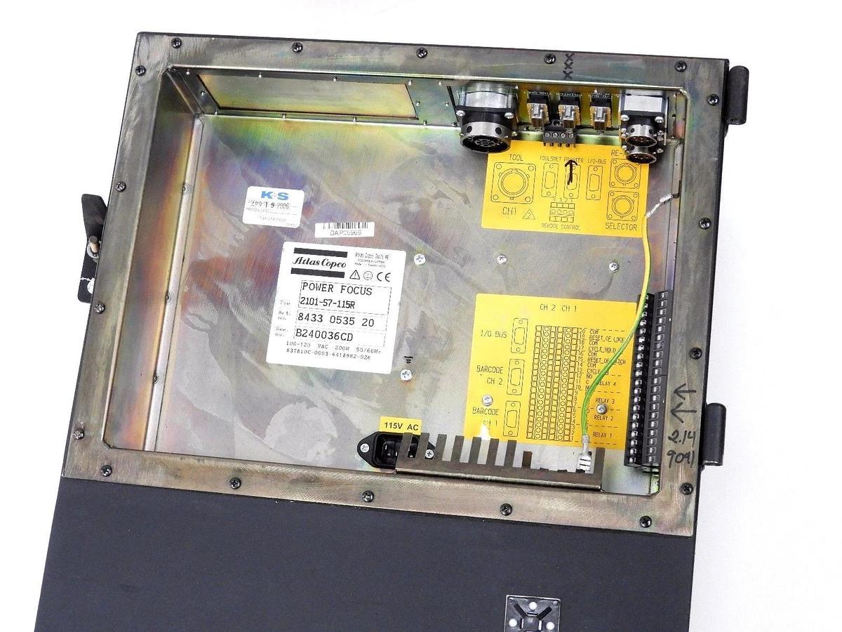 Refurbished ATLAS COPCO POWER FOCUS 2101-57-115R TENSOR CONTROLLER 200W, 100-120VAC, 2101571