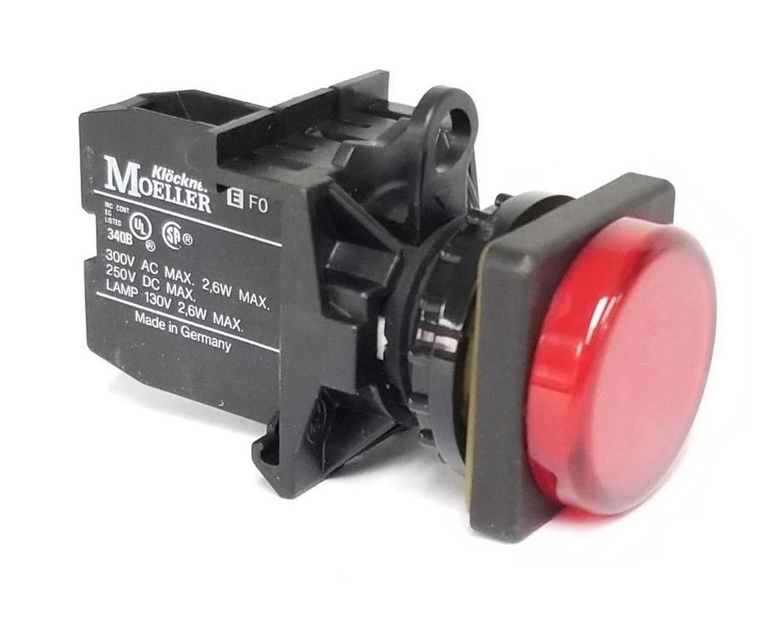 NEW MOELLER MLF-RT-EF-H7 BULB SOCKET W/ EF0 LAMP SOCKET ELEMENT 24V