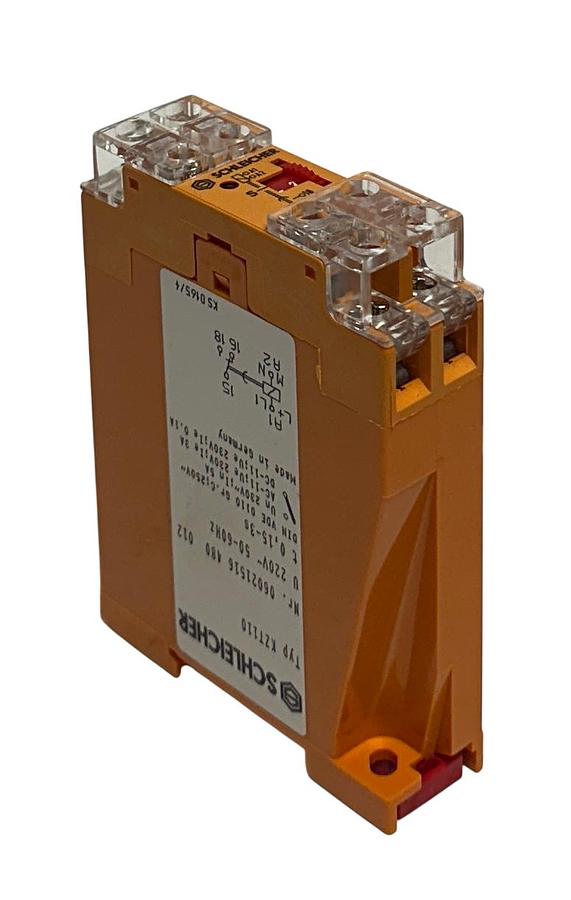 Used SCHEICHER 06021516 480 012 / KZT110 TIME DELAY RELAY 220V 50/60Hz 0,15-3s NSMP
